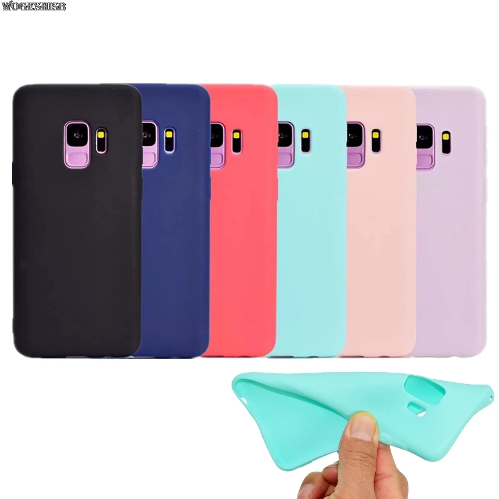 Конфеты Обложка мягкая TPU чехол для Samsung Galaxy S6 S7 край S8 S9 плюс Примечание 8 A3 A5 A7 J3 j5