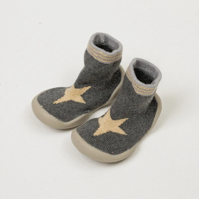 Детская обувь; зимняя обувь для мальчиков; детская вязаная обувь для малышей; обувь для маленьких девочек на мягкой подошве; тапочки для