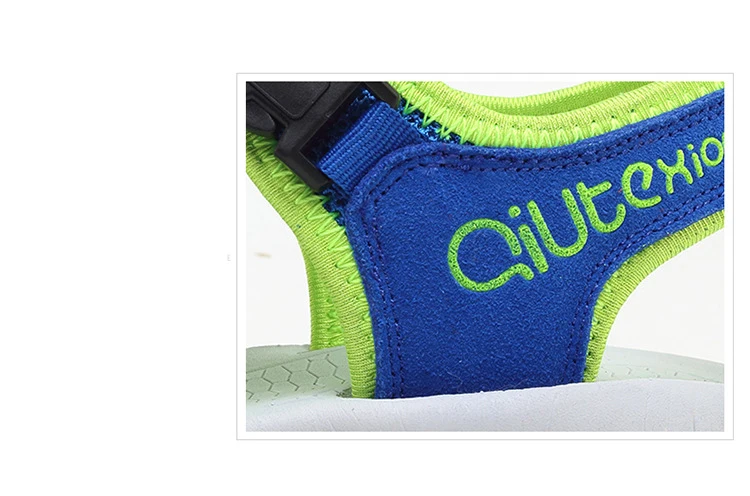 2019 Резина сандалии с закрытым носком детские летние сандалии для мальчиков модные детские повседневные спортивные сандалии большой