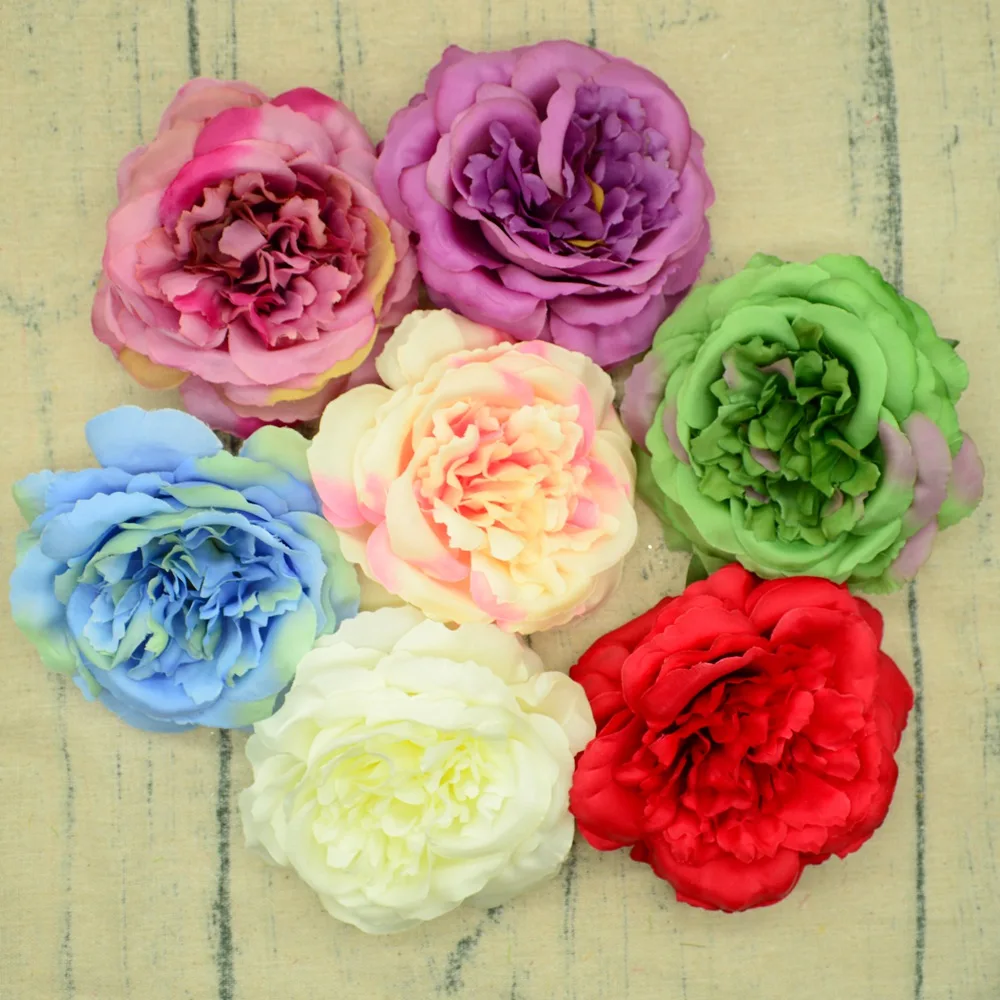 

12CM silk peonies flowers autumn decoration accessories for home wedding diy gift christmas artificial roses flowers fake plants
