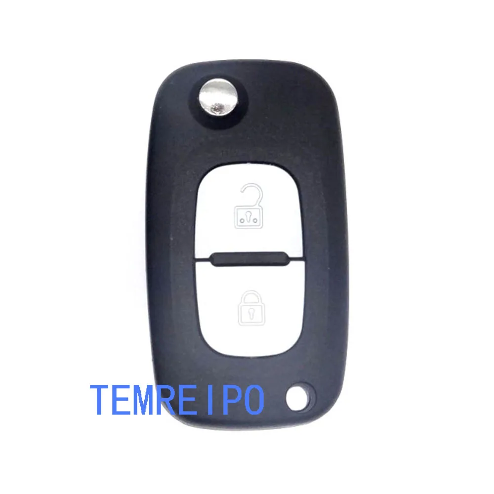 2 Buttons Car Key Case Cover Remote Flip Folding Car Key Shell For Renault Clio Megane Kangoo