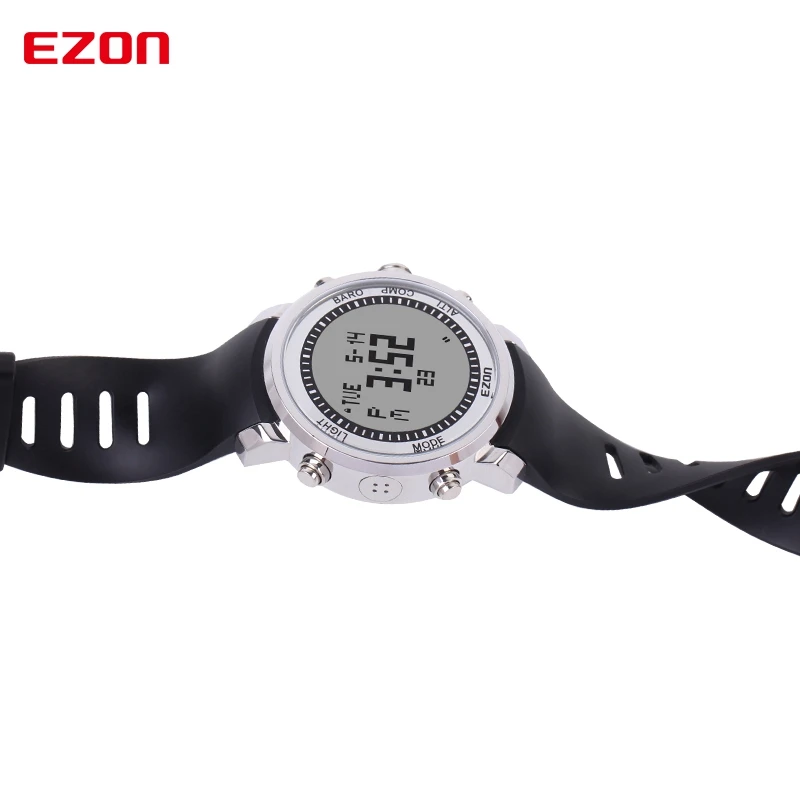 Top Brand EZON H506 Outdoor Hiking Mountain Climbing Sport Watch Men's Digital Watches Altimeter Compass Barometer