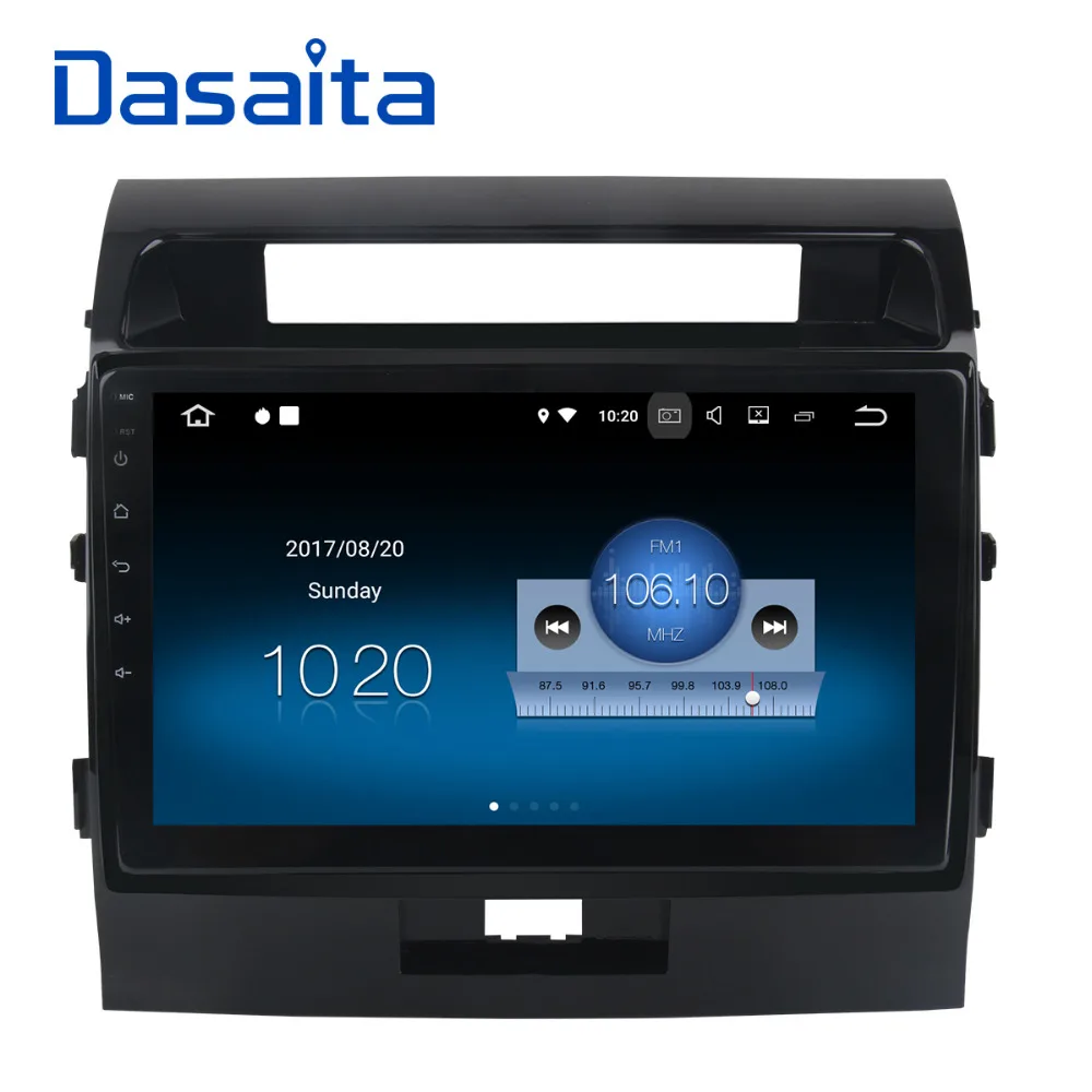 

Dasaita 10.2" Android 7.1 Car GPS Player Navi for Toyota Land Cruiser LC200 2008-2013 with 2G+16G Quad Core Stereo Autoradio 4G