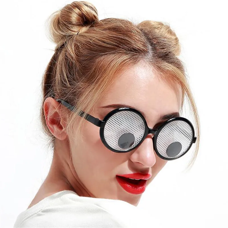 Веб-знаменитости Star Love поворот глазного яблока очки Костюмы для косплея аксессуары модные вечерние смешные фантазии солнцезащитные очки