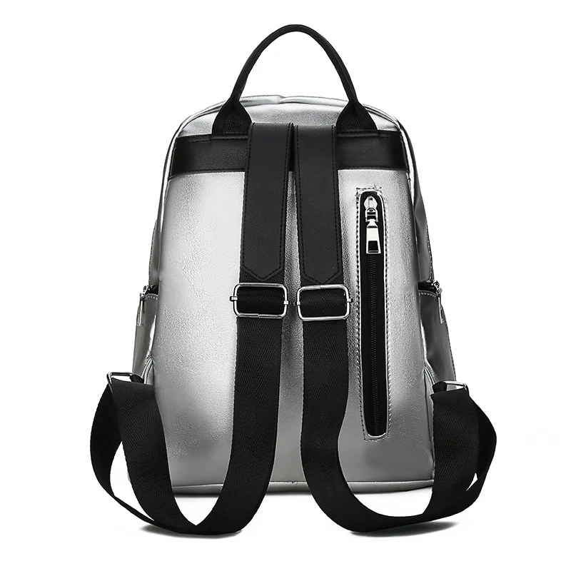 For Female Backpack Bag Usb Backpack Korean Style Student Solid Pink Retro Teenage Backpacks For Girls Sac A Dos Purse Plecak