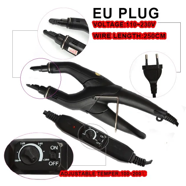 Black EU plug