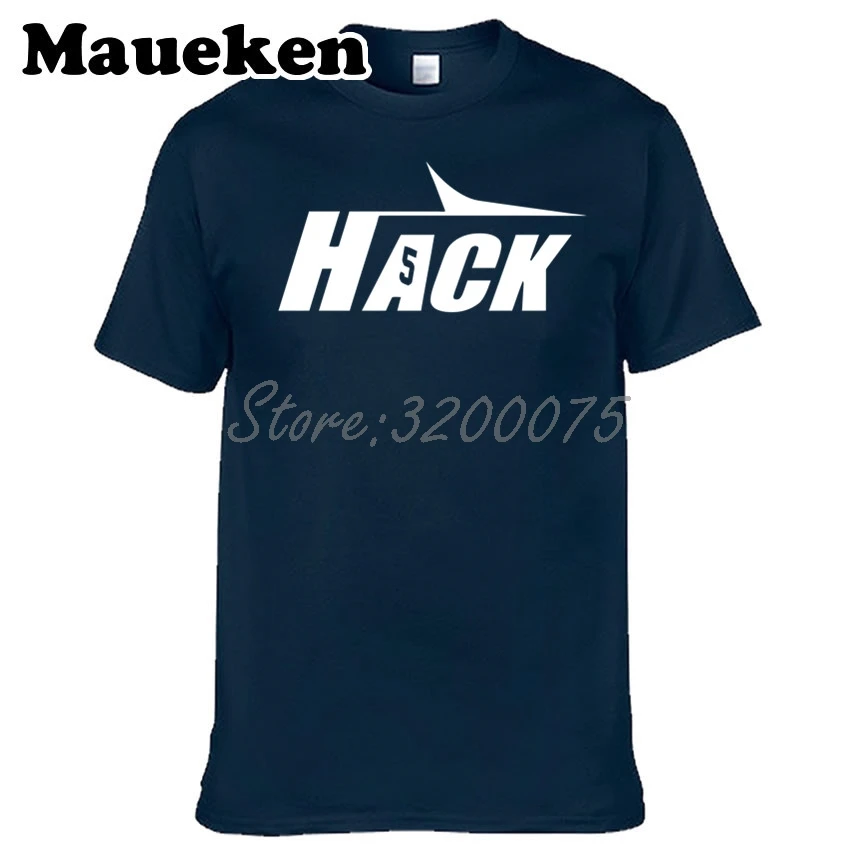 Мужская футболка Christian Hackenberg 5 HACK New York для фанатов подарок с круглым вырезом W17082813