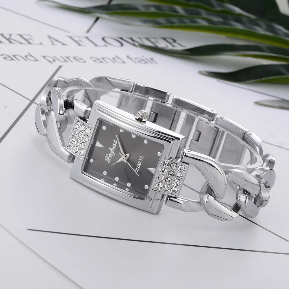 Новые кварцевые часы для женщин Vente Chaude De Mode De Lux Femmes Montres Femmes браслет Montre часы Femme Relogio Прямая поставка