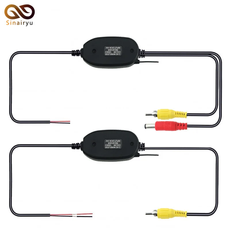 Sinairyu 2 4Ghz Wireless font b Camera b font Video Transmitter and Receiver for Car Rear