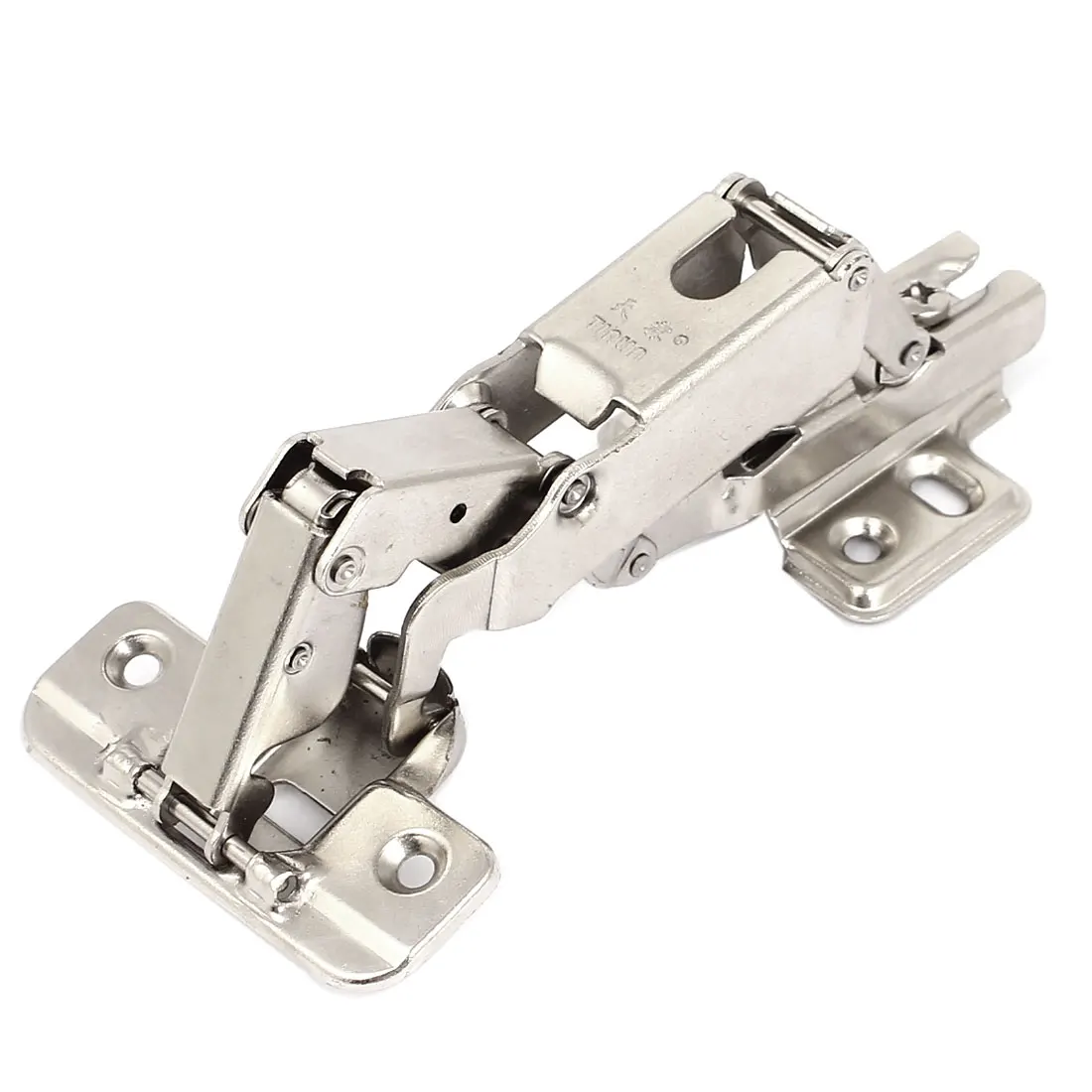 

Cabinet Hydraulic Self Close Half Overlay Concealed Hinge Hardware 5.5" Long