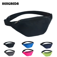 Для женщин Fanny Pack талии сумка поясная сумка Hengreda Путешествия Хип бум карман 600D Водонепроницаемый фестиваль партия Рюкзак Слинг Грудь