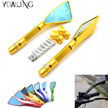 

High Quality Real CNC motorcycle moto motorbike side rearview mirror For YAMAHA HONDA SUZUKI KAWASAKI BMW Universal Accessories