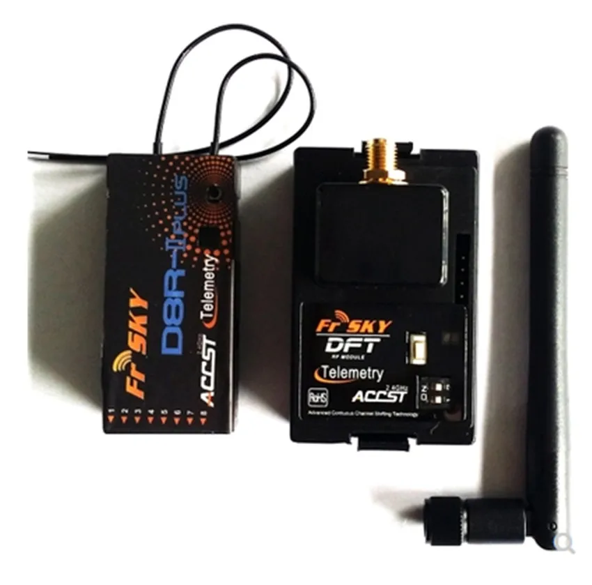 

FrSky Two-way 2.4G Futaba Compatible Radio System Telemetry DFT + D8R-II Plus