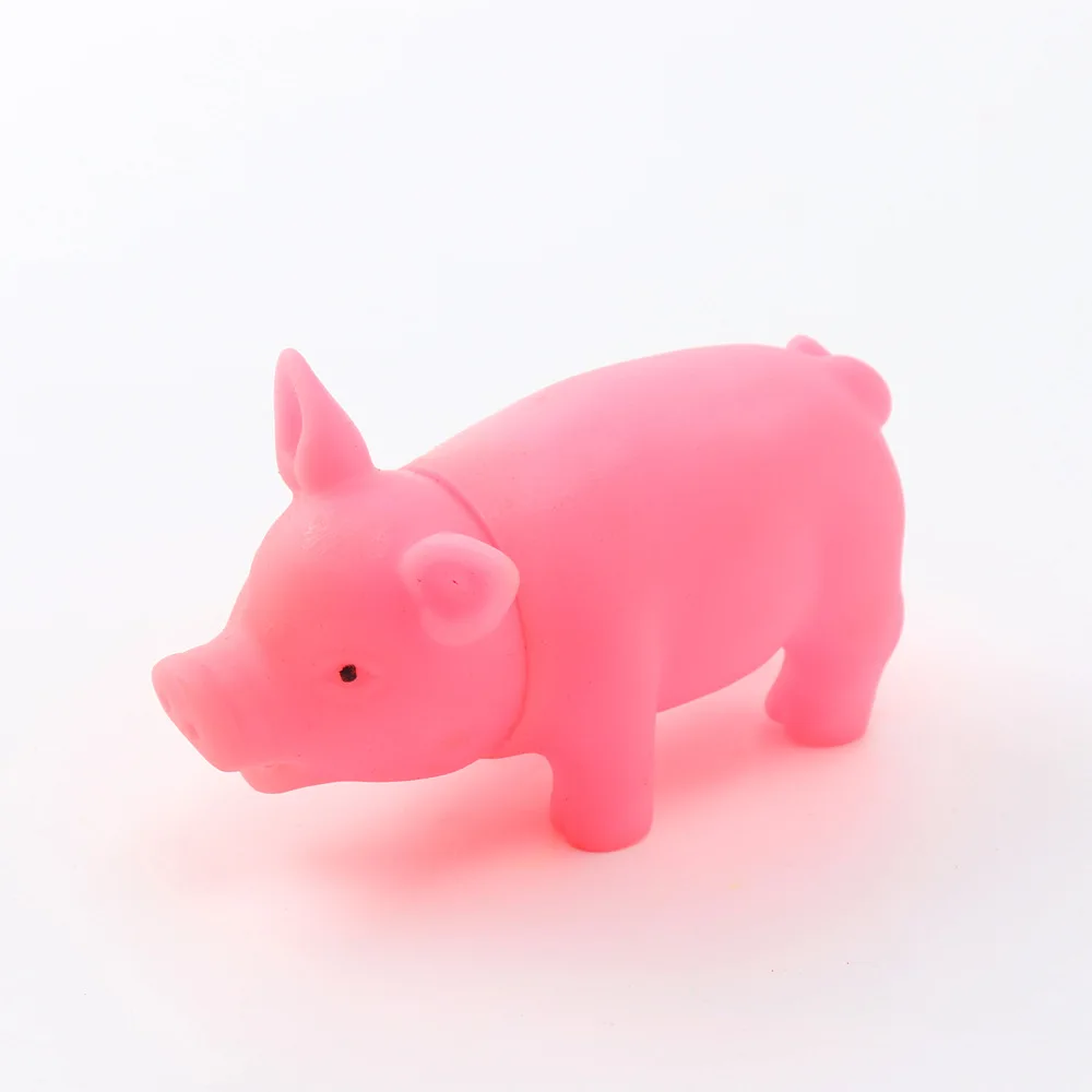 Squealing pig dog toy cheap