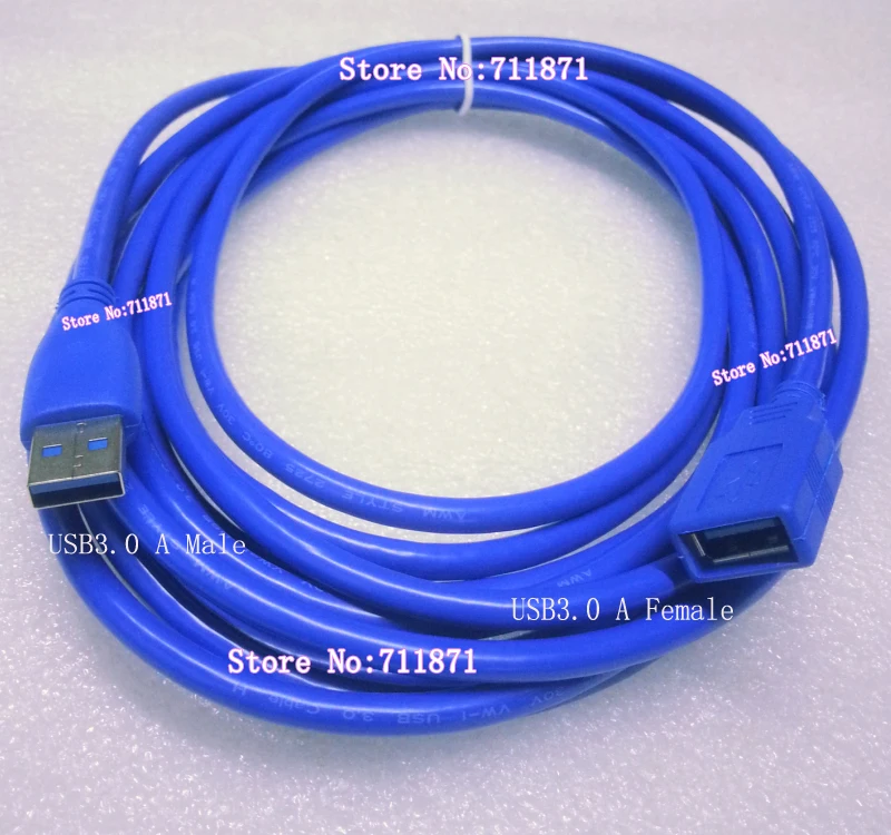 Male to Female USB3.0 Extension cord 500cm 5M USB 3.0 Cable USB3 Lengthen Line V3.0 Cord Wire | Электроника