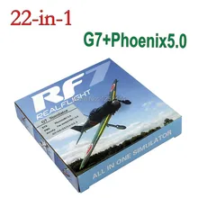 Migliore Qualità 22 in 1 Simulatore di 22in1 USB RC Simulator per Realflight Sostegno G7.5 G7 G6.5 G5 Flysky FS-I6 TH9X phoenix5