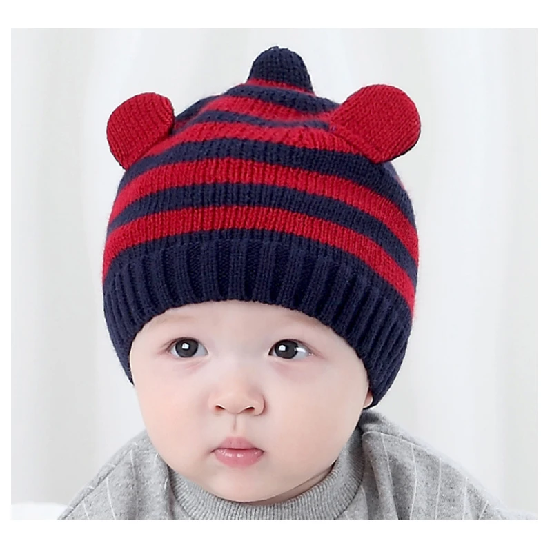 New children Winter ear muff for babies crochet baby hat for Girls Boys Headband Acrylic children Hats costume Knitted baby caps