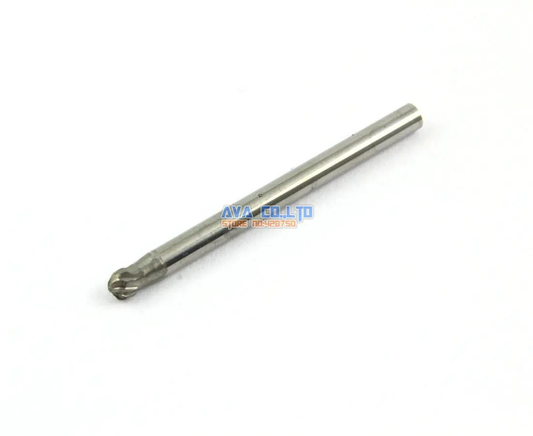 

10 шт. 3 мм бур из карбида вольфрама роторный резак пилочка 3 мм хвостовик одинарный резак (№ 3)