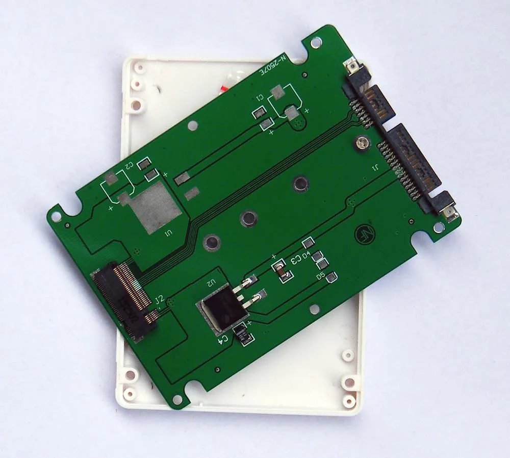 2 5 дюйма SATA 3 до M.2 NGFF (SATA) SSD адаптер карты с толщиной 7 мм чехол|sata 3|ngff m.2sata card |