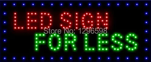 

CHENXI Special Offer direct selling Graphics 15mm indoor 24x13 Inch LED SIGN FOR LESS open neon signage