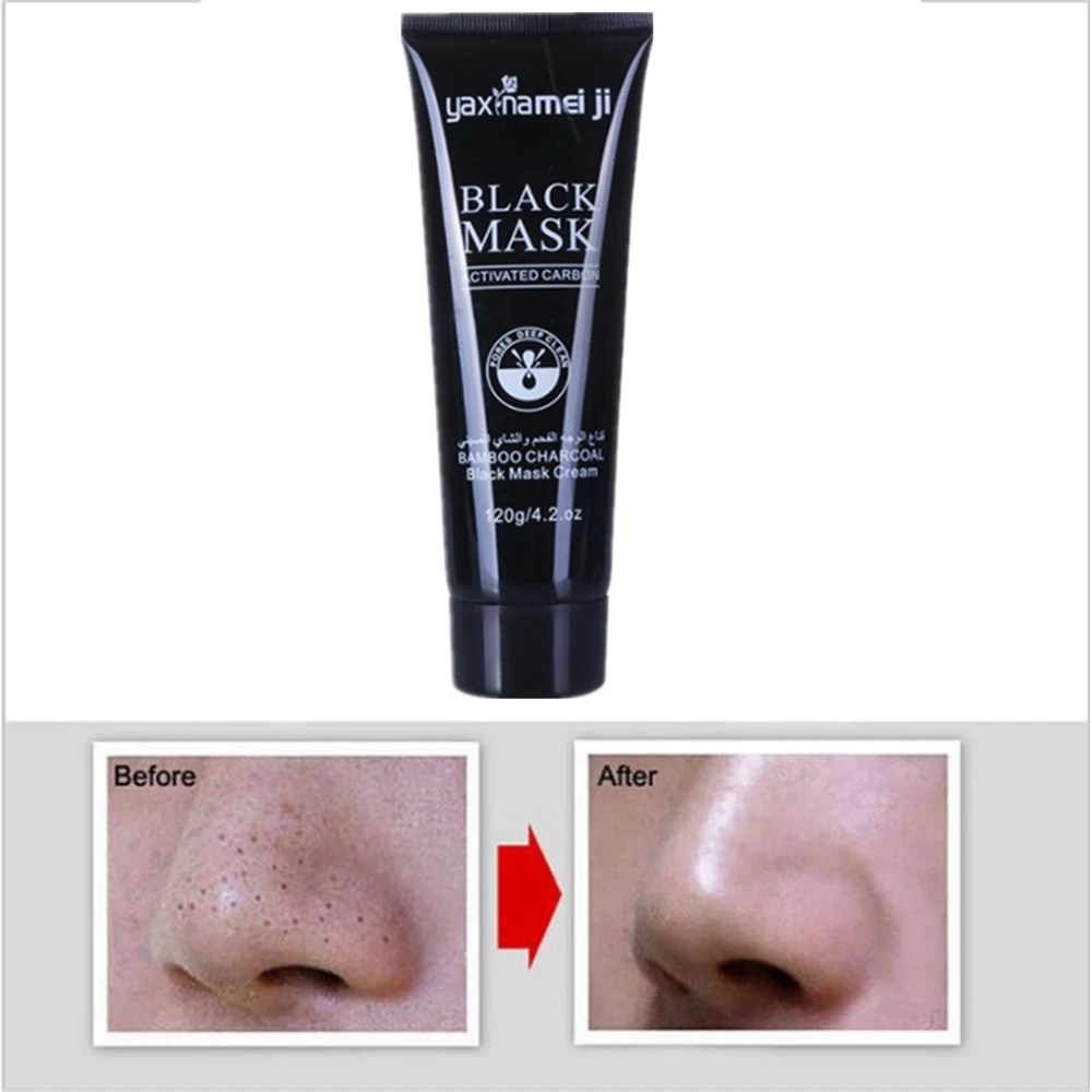 

1 pcs Face Care black Mask Nose Blackhead Remover Mask Pore Cleanser Black Head Pore Skin Care
