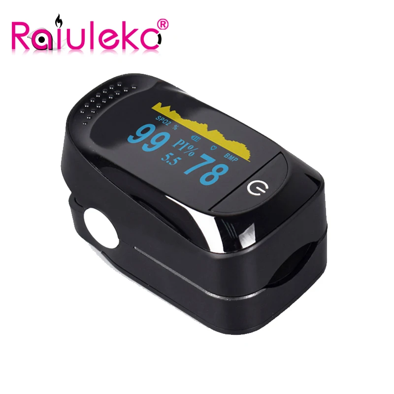 

New Update Oximetro Fingertip Pulse Oximeter Blood Oxygen SpO2 Measurement OLED Display Digital Test Oxygen Saturation