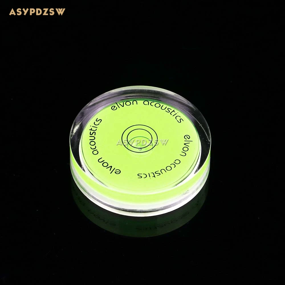 

1 PCS elvon Metal LP Vinyl Turntable disc debugging spirit level 40*10mm Balance bead