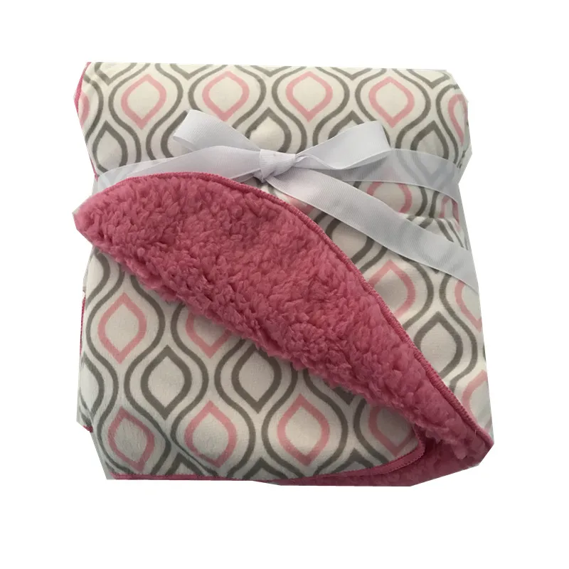 Cobertores do Bebê Envoltório do Bebê Cobertor de Cama Novo Engrossar Dupla Camada Coral Velo Infantil Swaddle Bebe Envelope Recém-nascido 2020 Mod. 199962 7 High Quality Mamãe e Bebê