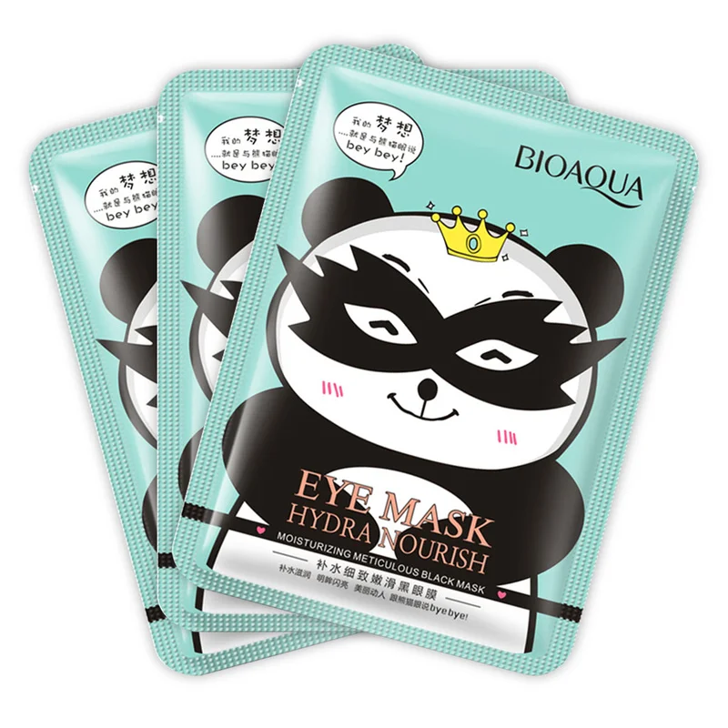 Патчи под глаза Black Panda увлажняющие маски от морщин и тёмных кругов припухлости