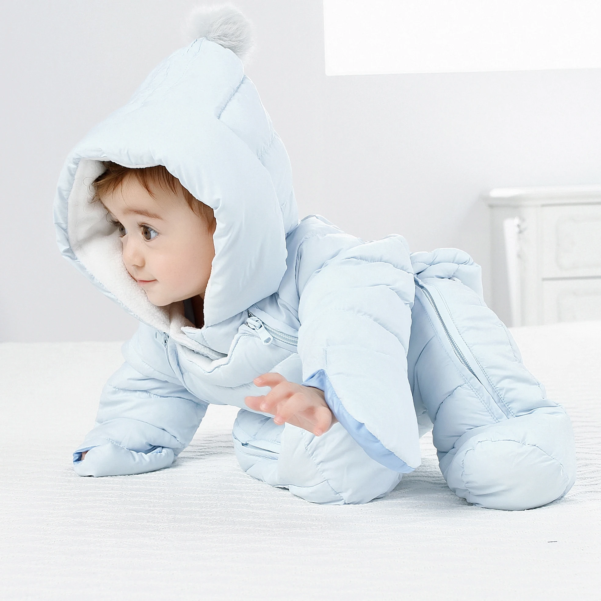 

Newborn Baby Girl Winter Jumpsuit Children Winter Overalls for Children Baby Boy Winter Overalls Snowsuit Children\x27s