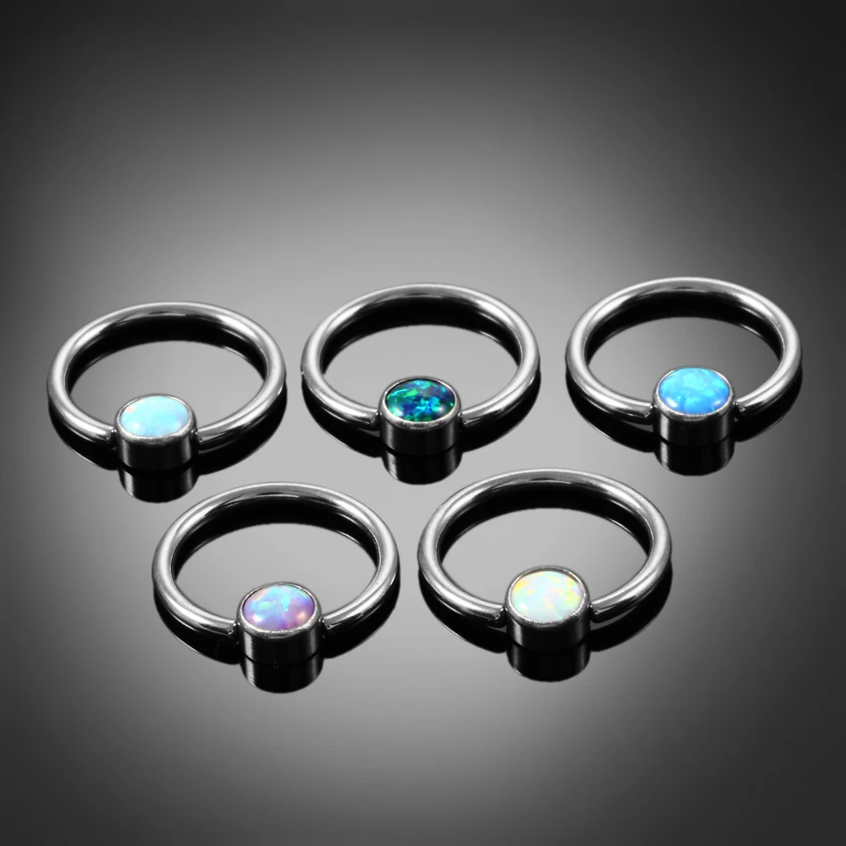 Новинка, 1 шт., титановое кольцо для носа и уха, пирсинг, кольцо для пирсинга, ювелирные изделия для женщин