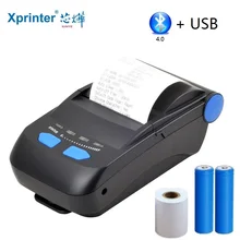 Мини USB+ Bluetooth термальный принтер 58 мм Bluetooth Термальный чековый принтер маленькая билетная печатная машина