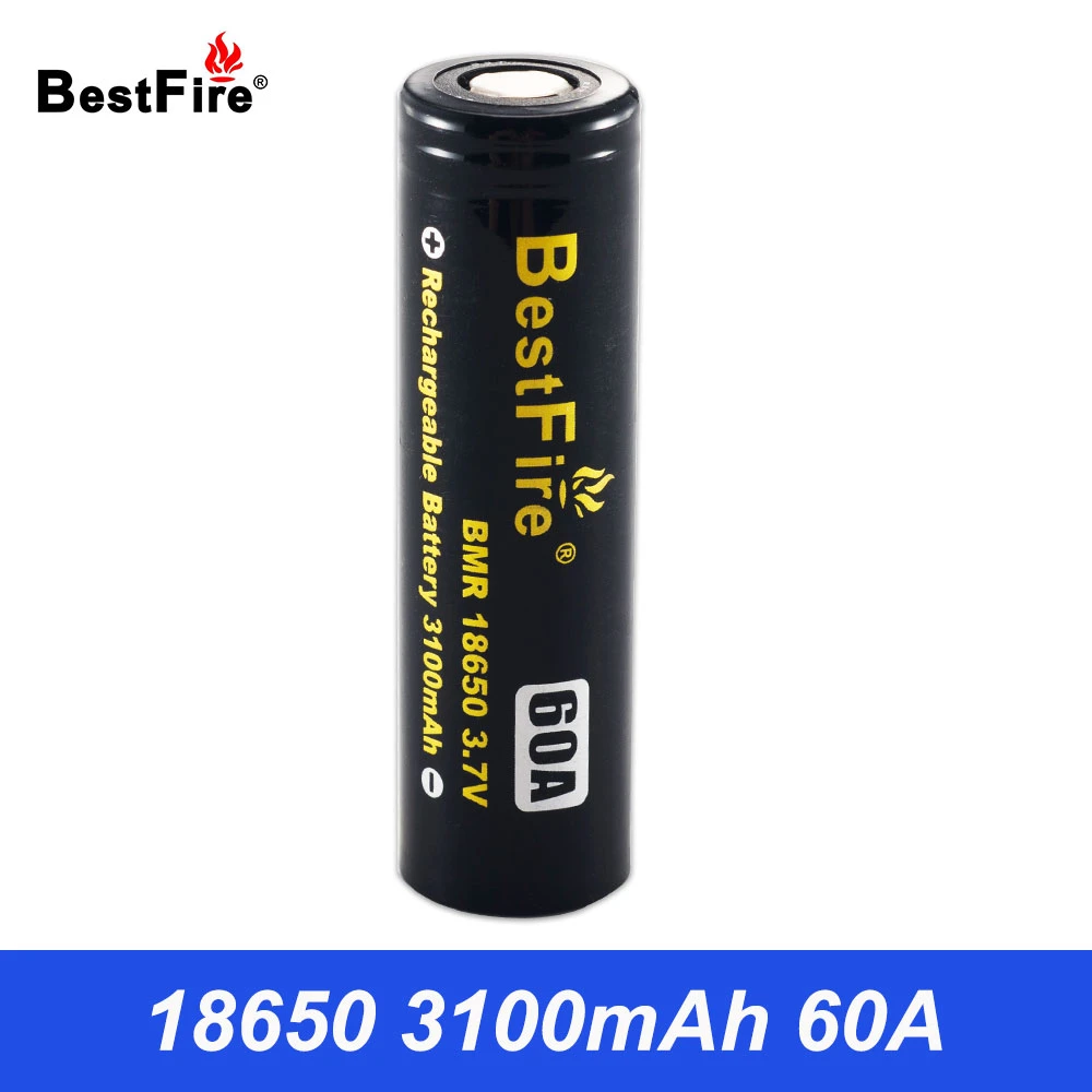 tidevand Livlig spredning 18650 Battery 3.7v 3100mah 60a Rechargeable Battery For Wismec Reuleaux  Gen3 Rx200s Rx2/3 Rx300 Eco Bypass Shogun Univ B121 - Rechargeable Batteries  - AliExpress
