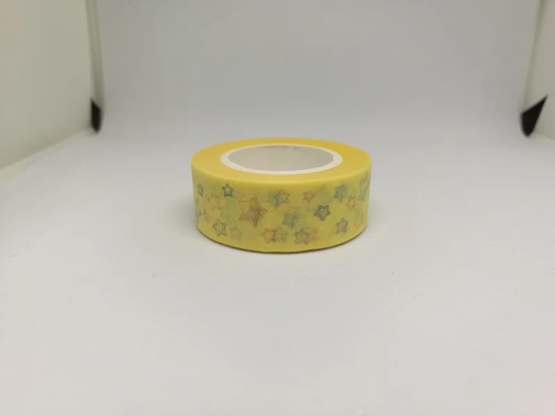 

2pcs 1.5cm Lovely stars Washi Tape DIY decoration Scrapbooking Sticker Label Masking Tape School Office Supply