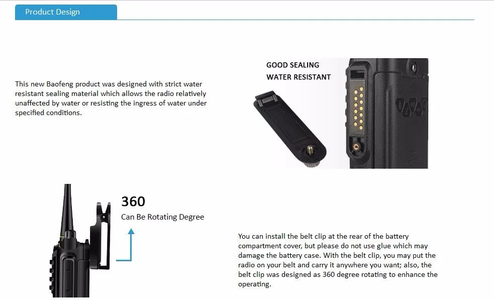 2xBaofeng GT-3WP IP67 V/U водонепроницаемый двухдиапазонный Ham двухсторонняя рация с usb-кабелем для программирования и проводом для автомобильного зарядного устройства