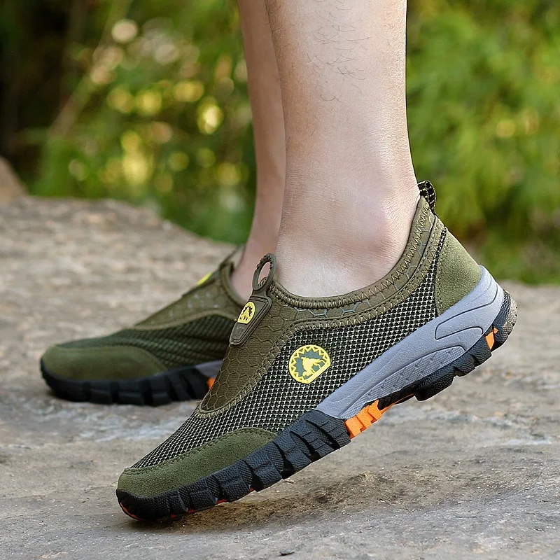 Summer Men's Casual Shoes Outdoor Sneakers Non-slip Wear-resistant Work Shoes Male Mesh Breathable Travel Shoes Drop Shipping Summer Men's Casual Shoes Outdoor Sneakers Non-slip Wear-resistant Work Shoes Male Mesh Breathable Travel Shoes Drop Shipping
