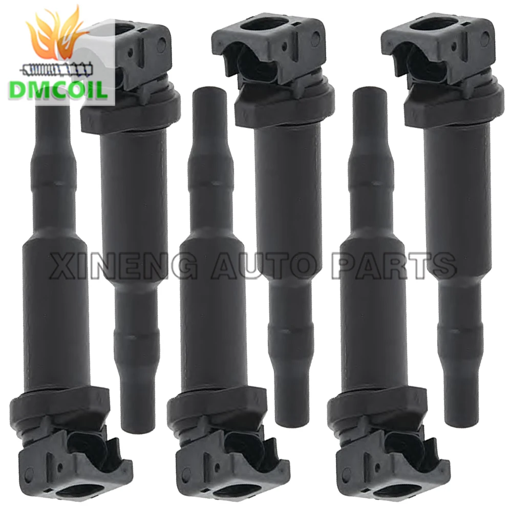 

6 IGNITION COIL FOR BMW 1 3 5 X3 X5 Z4 MINI CITROEN C3 C4 C5 DS3 PEUGEOT 207 RCZ 208 3008 ALPINA B5 1.6L 4.8L (01-) 12137562744