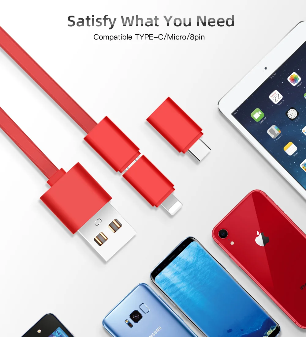 3 в 1 Micro Usb type C выдвижной кабель для IPhone X 8 7 6 6s plus скрытый макияж зеркало держатель телефона для samsung Galaxy S8 S9