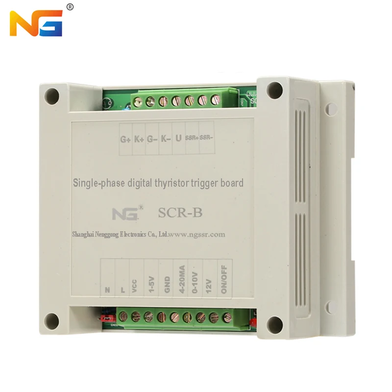 

NG SCR-B thyristor trigger board single phase soft start potentiometer DC 4-20mA 1-5V 0-10V