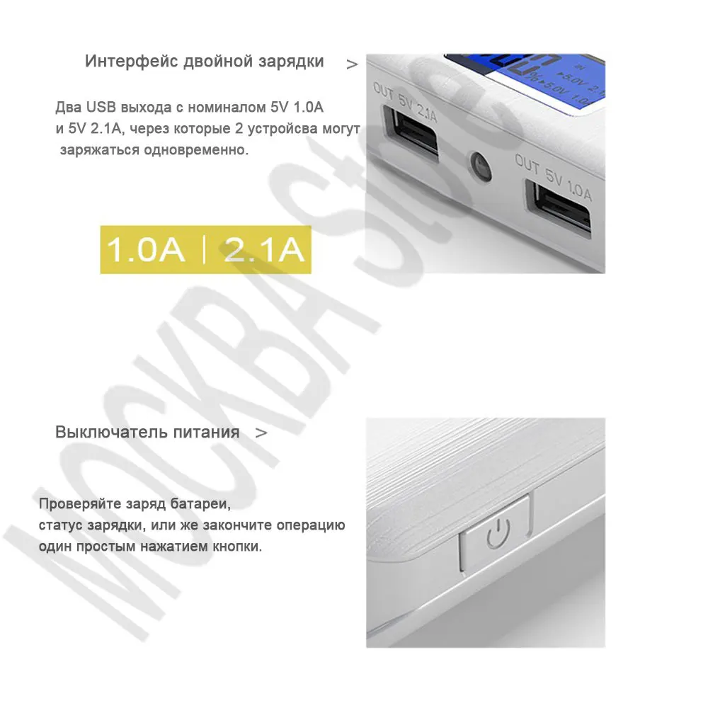 Горячая Распродажа PINENG PN-999 20000mAh Ультратонкий портативный аккумулятор с двойным USB зарядным устройством с ЖК-экраном