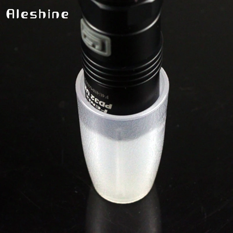 Softboxes Led Flashlight Translucent White Diffuser Tip Cone Traffic Wand Head Of 23mm 34mm 63mm