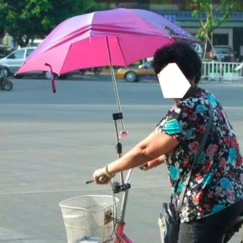 

Bicycle umbrella stand baby stroller baby carriage umbrella stand adjustable bracket bicycle free delivery umbrella stand