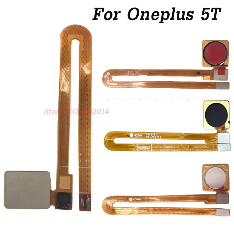 

Original Touch ID Fingerprint Sensor Flex Cable For Oneplus 5T A5010 1+5T Back Home Button Return key replace parts