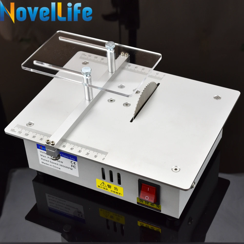 Mini Hobby Table Saw Handmade Woodworking Bench Saw Diy Wood Model