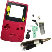 Брендовое ограничительное стекло розового и красного цвета, корпус для Nintendo GameGBoy, цветная консоль BC, чехол с крестиком/Y отвертки