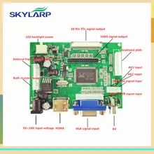 Sale skylarpu LCD Display TTL LVDS Controller Board HDMI VGA 2AV 50PIN for AT070TN90 92 94 Support Automatically VS-TY2662-V1