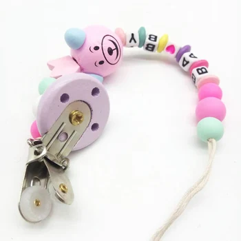 

Beads Pacifier Chain Educational Toys 0-12 Months Infant Gift for newborns Soother Feeding Nipple Bottle Clip Chain Baby Toys