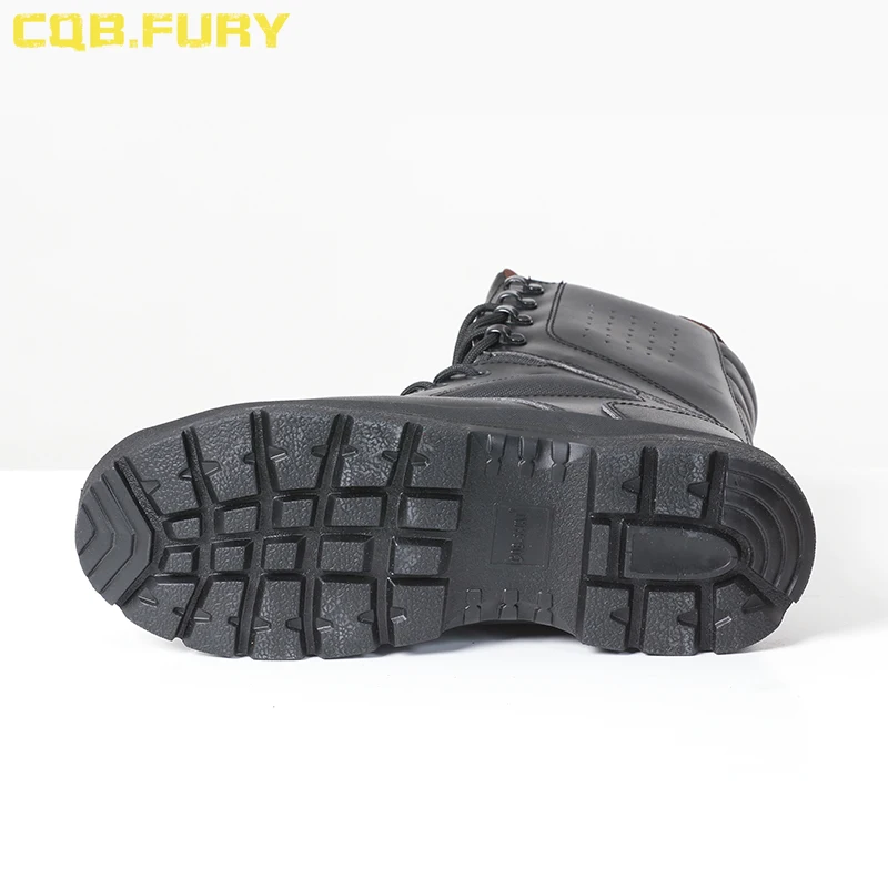 Удобная мужская черная летняя дышащая обувь CQB.FURY с ремешком на щиколотке и