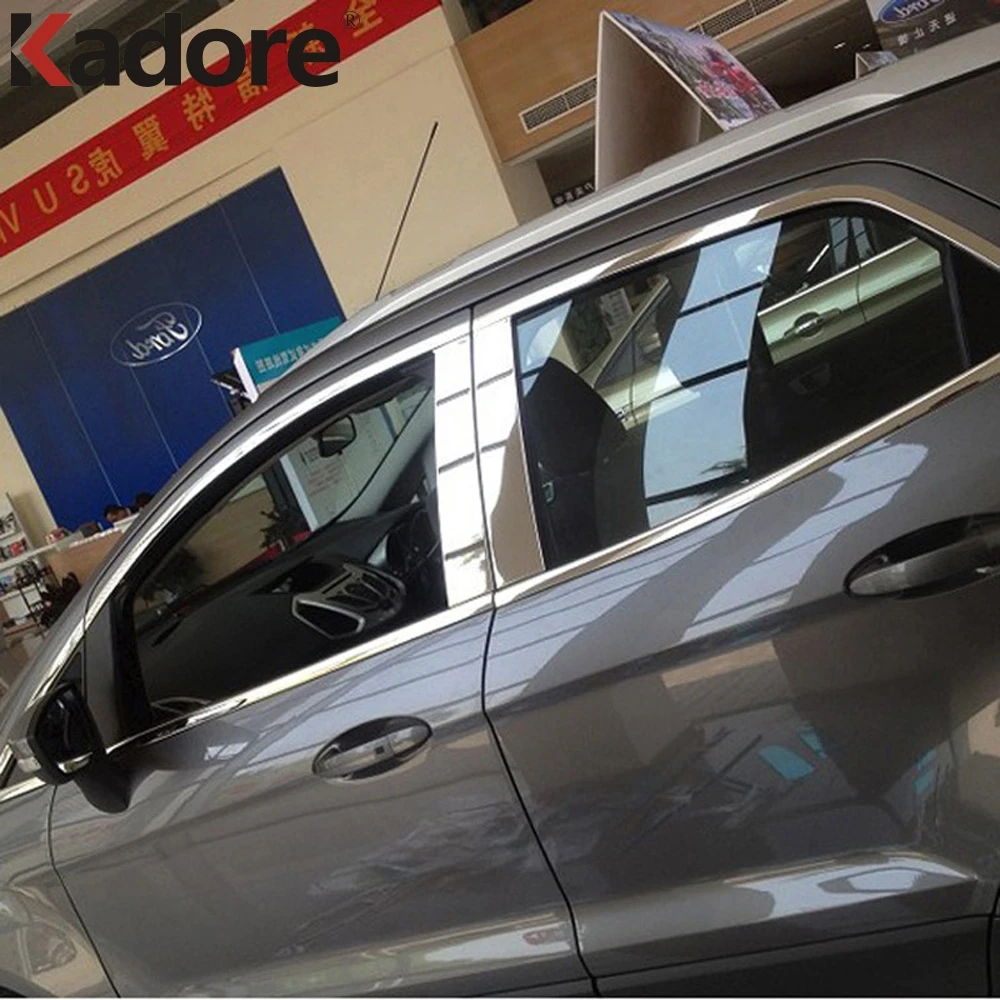 Аксессуары для автомобилей Ford EcoSport 2013 2014 2015 2016 из нержавеющей стали|Хромирование|