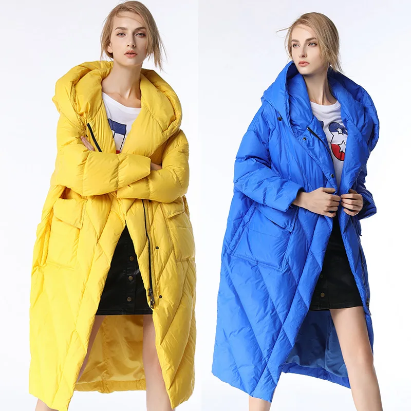 High Quality Women Down Coat New Thicken Outerwear Luxury Plus Size Parka Overcoat Down Jackets